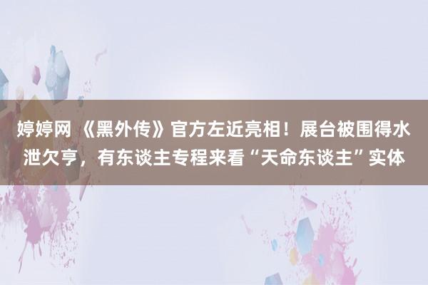   婷婷网 《黑外传》官方左近亮相！展台被围得水泄欠亨，有东谈主专程来看“天命东谈主”实体