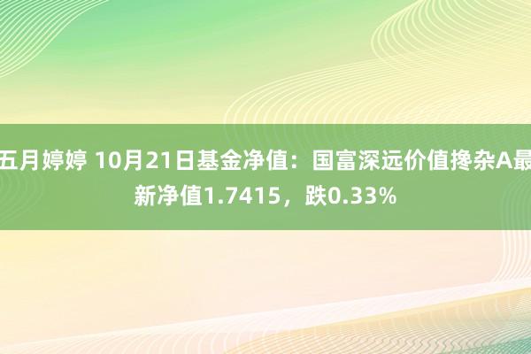   五月婷婷 10月21日基金净值：国富深远价值搀杂A最新净值1.7415，跌0.33%