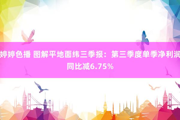 婷婷色播 图解平地面纬三季报：第三季度单季净利润同比减6.75%