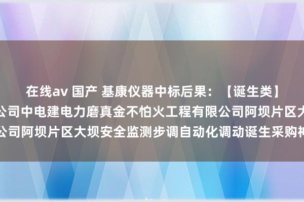 在线av 国产 基康仪器中标后果：【诞生类】中国电建电建水电拓荒公司中电建电力磨真金不怕火工程有限公司阿坝片区大坝安全监测步调自动化调动诞生采购神志成交公示